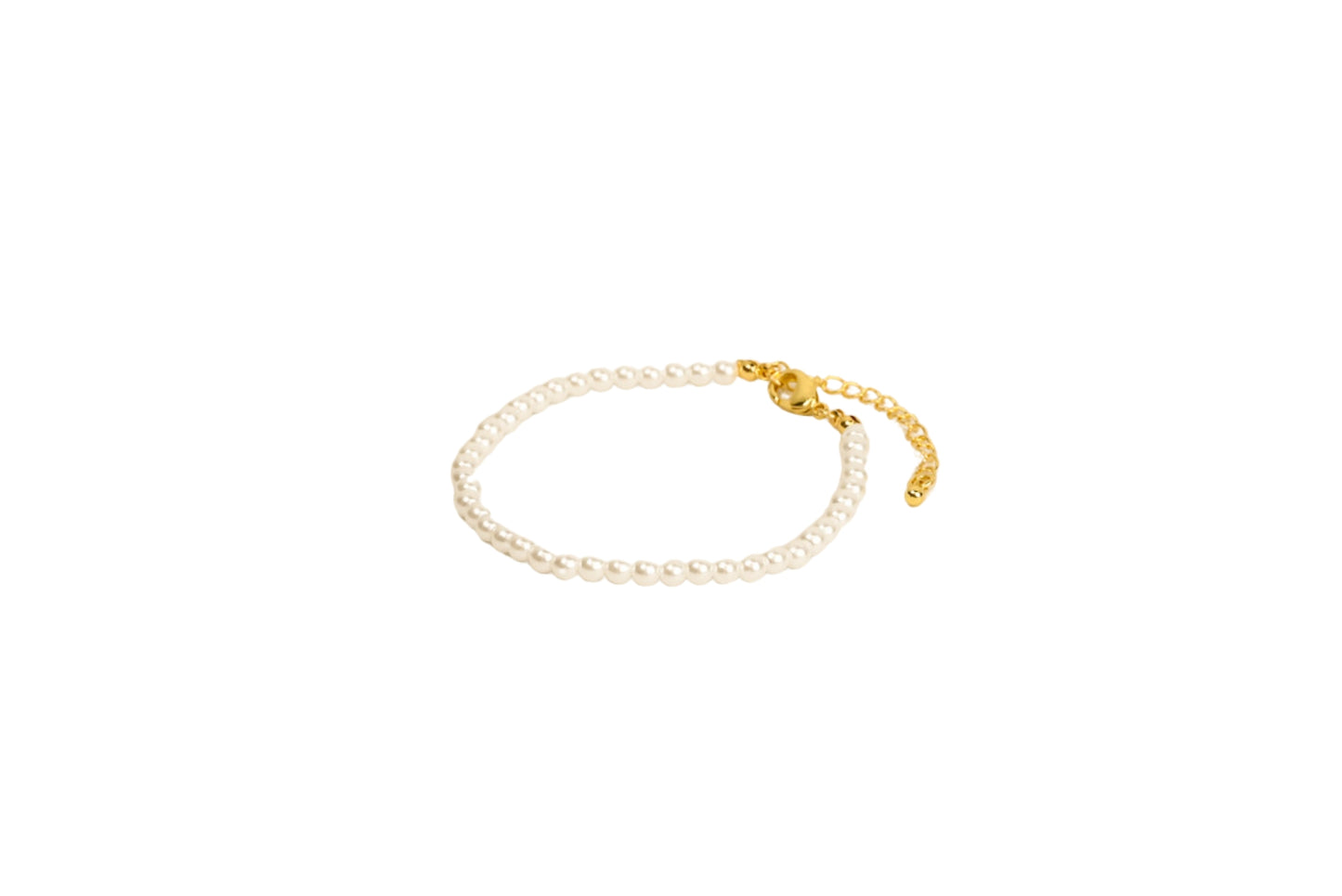 Classic Pearl 4mm Bracelet 18K Gold Filled