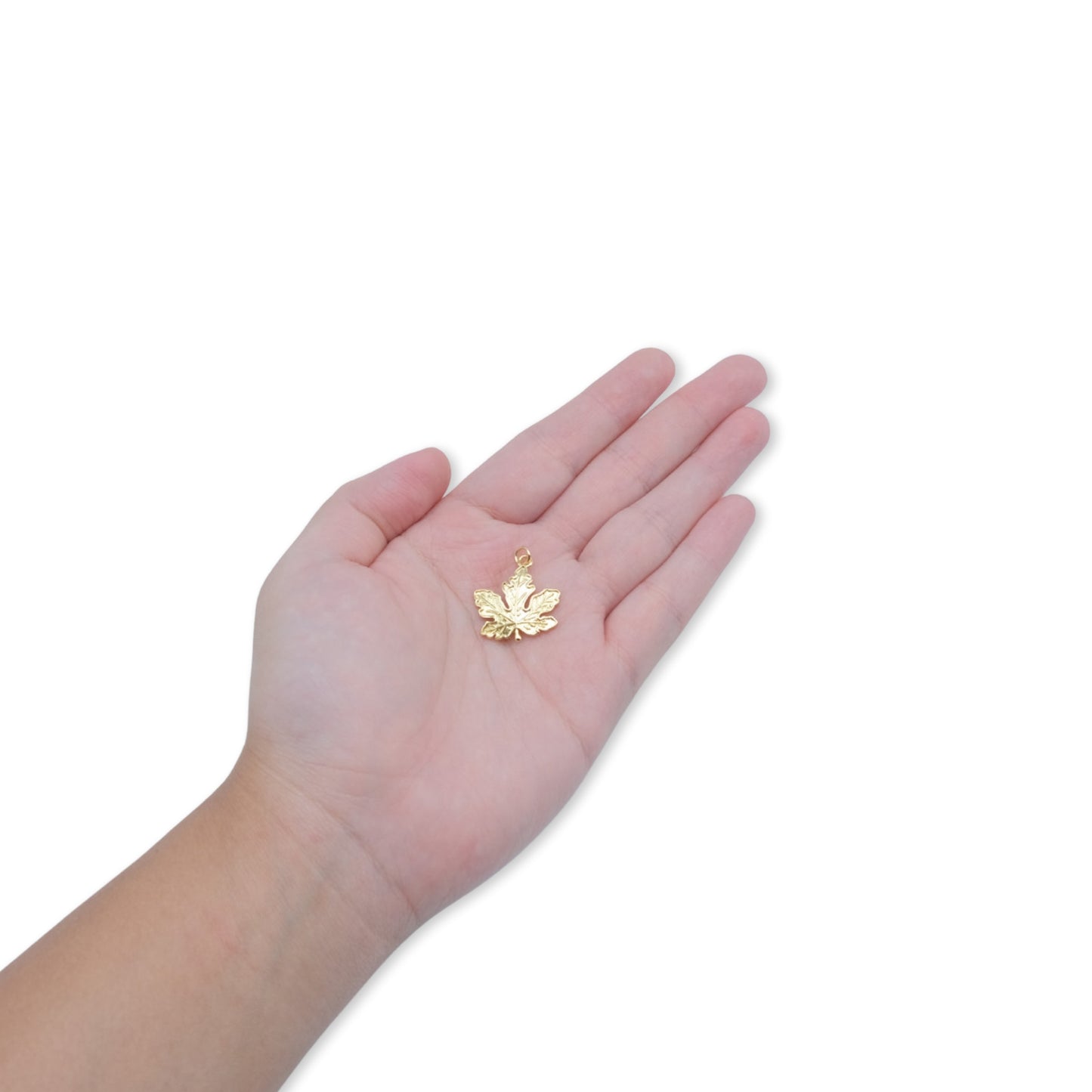 Maple Leaf Charm 18K Gold Filled