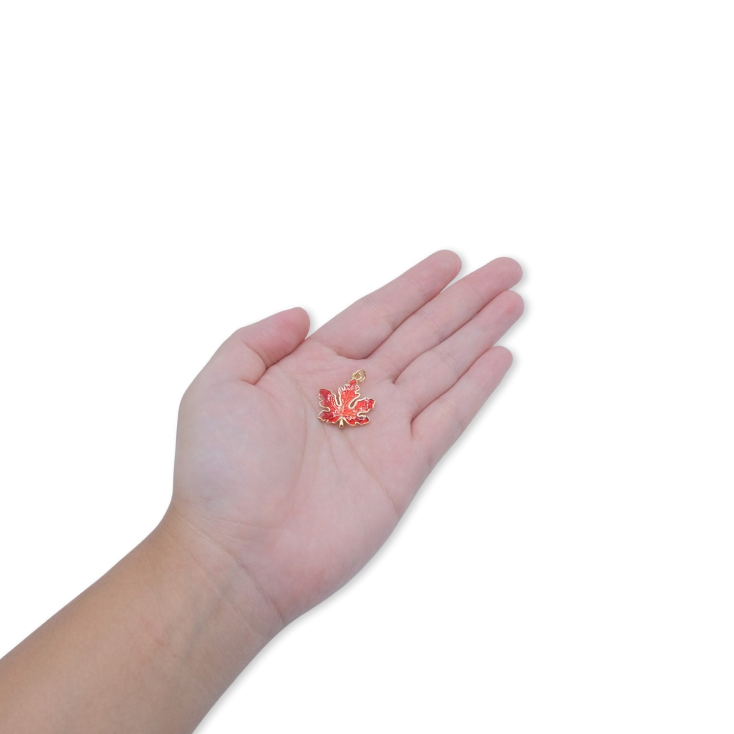 Maple Leaf Charm 18K Gold Filled
