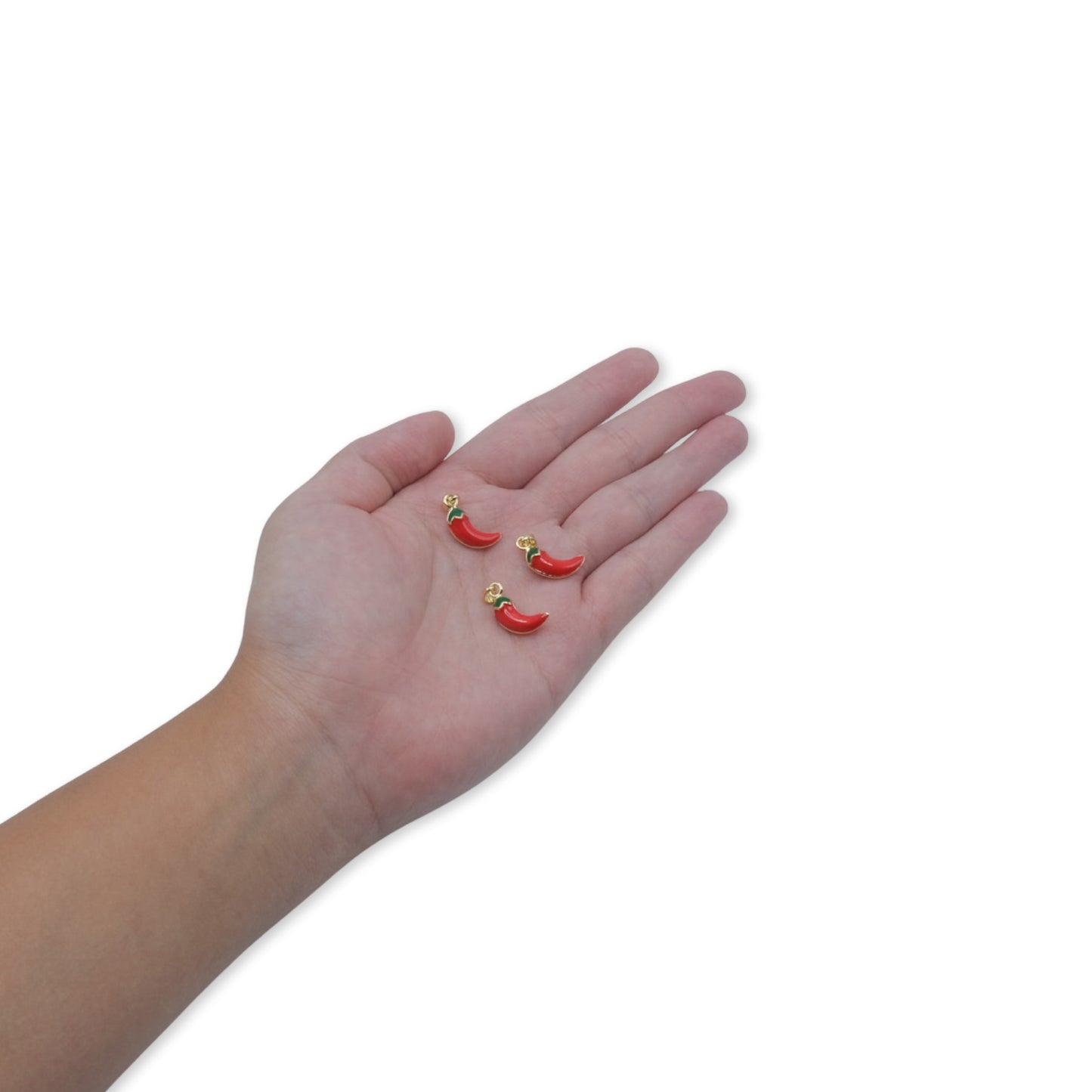 Red Chili Pepper Charm 18K Gold Filled