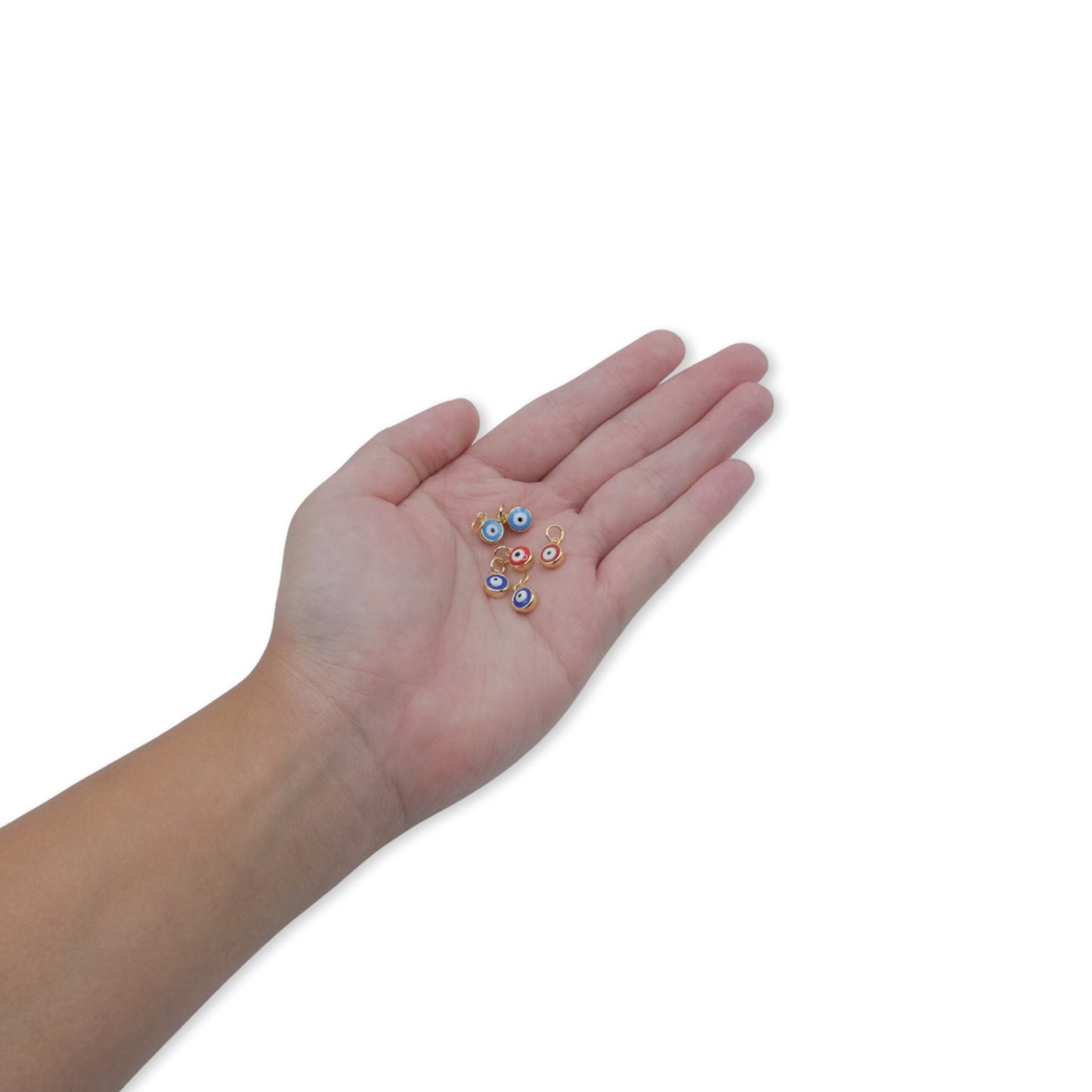 Round Small Evil Eye Cham