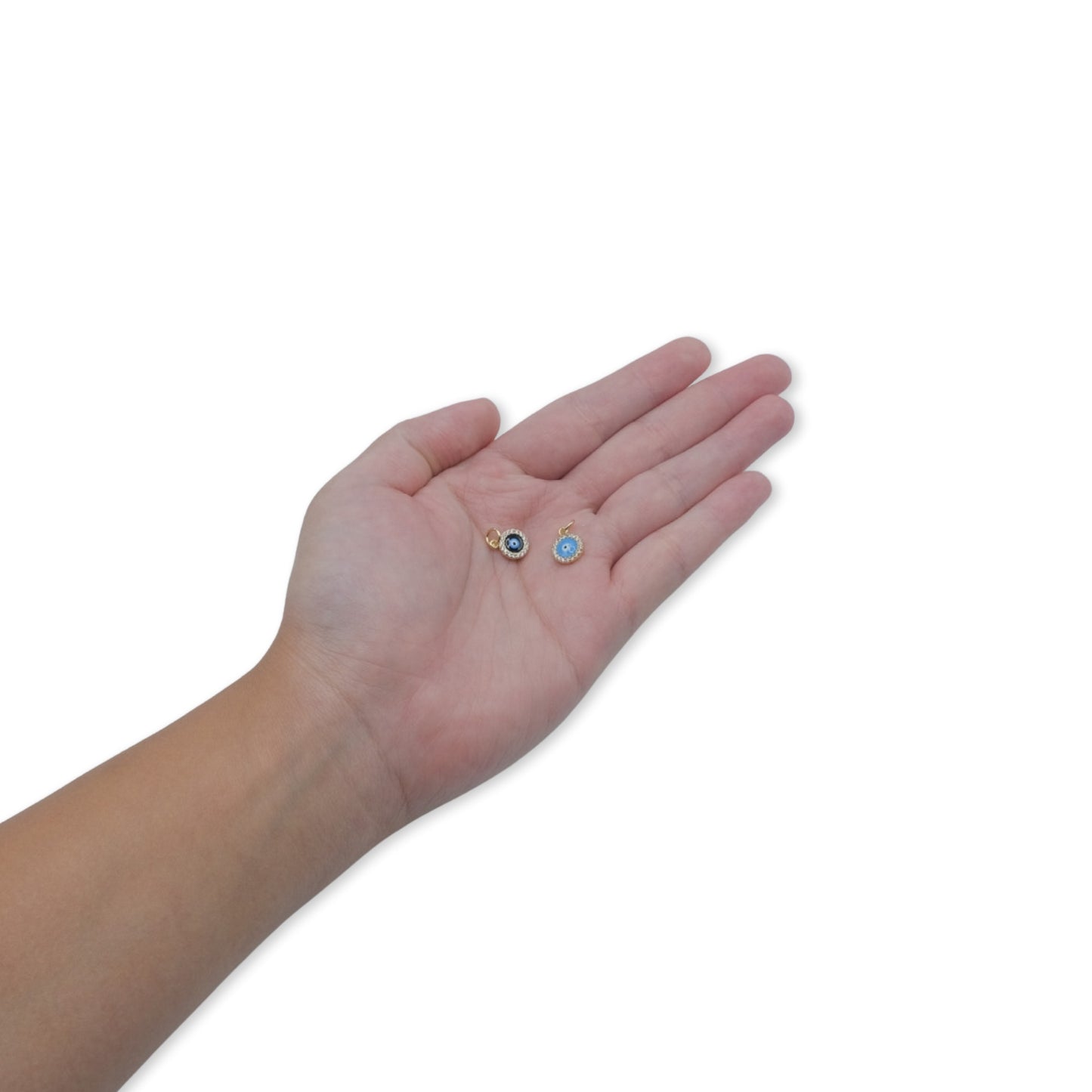 Round Small Evil Eye Cham
