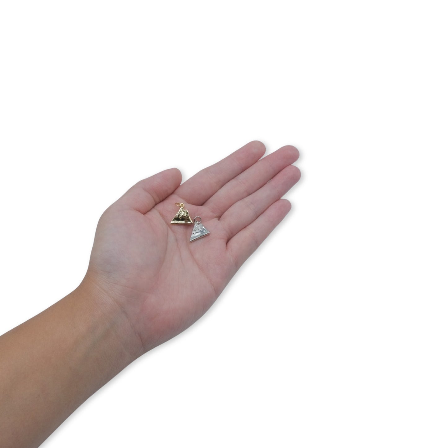 Mountain Charm 18K Gold Filled / Silver