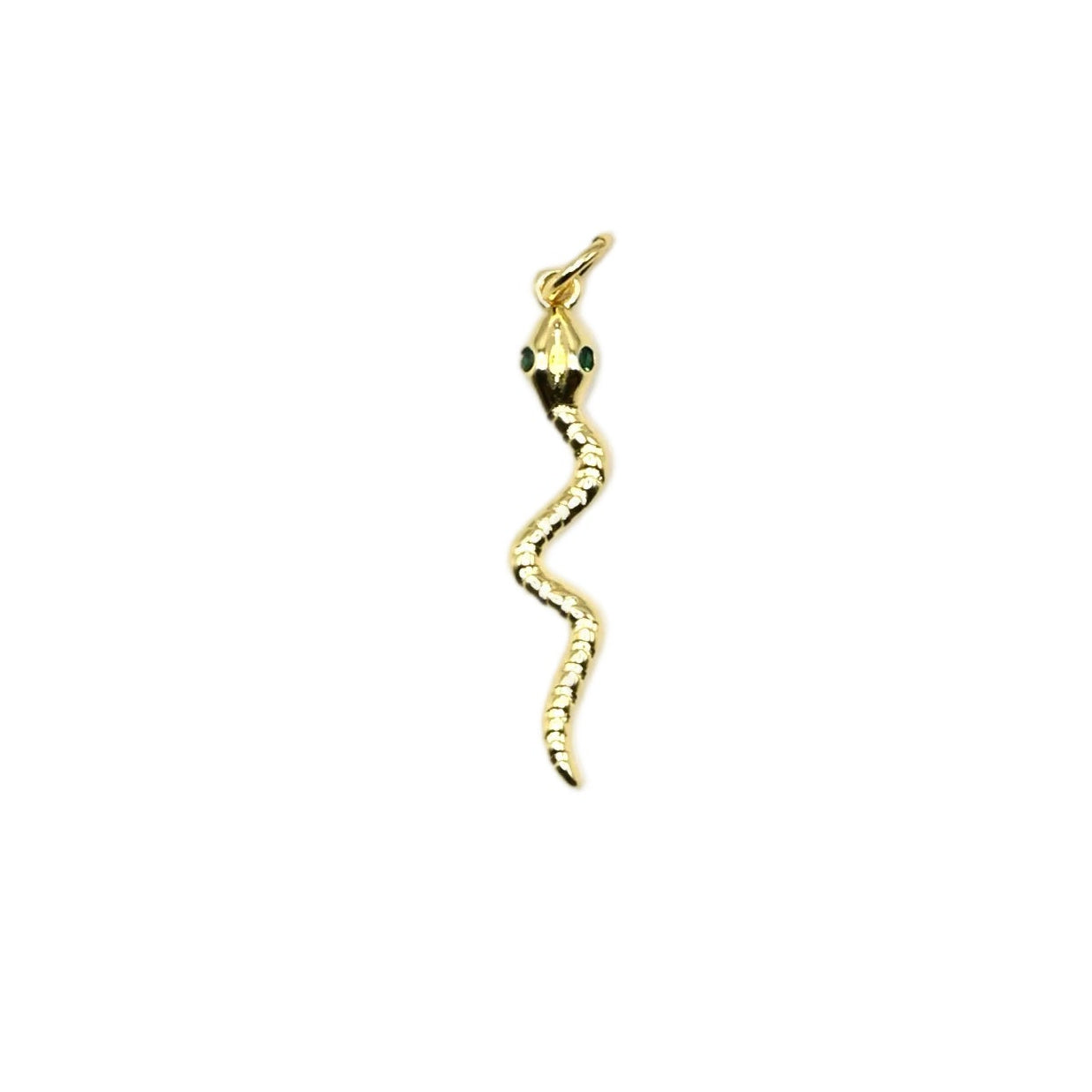 Snake Charm Pendant | 18K Gold-Filled