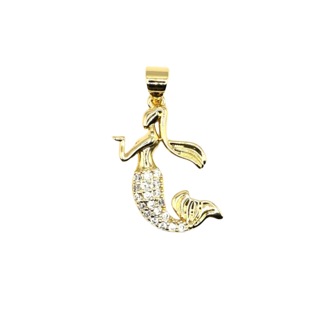 Mermaid Charm 18K Gold Filled