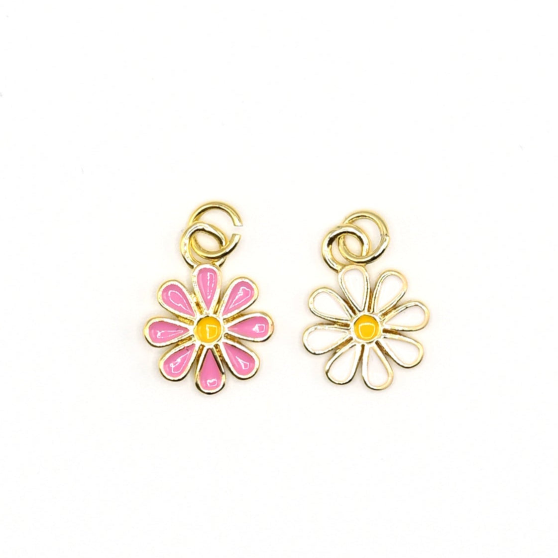Coloured Flower Charm