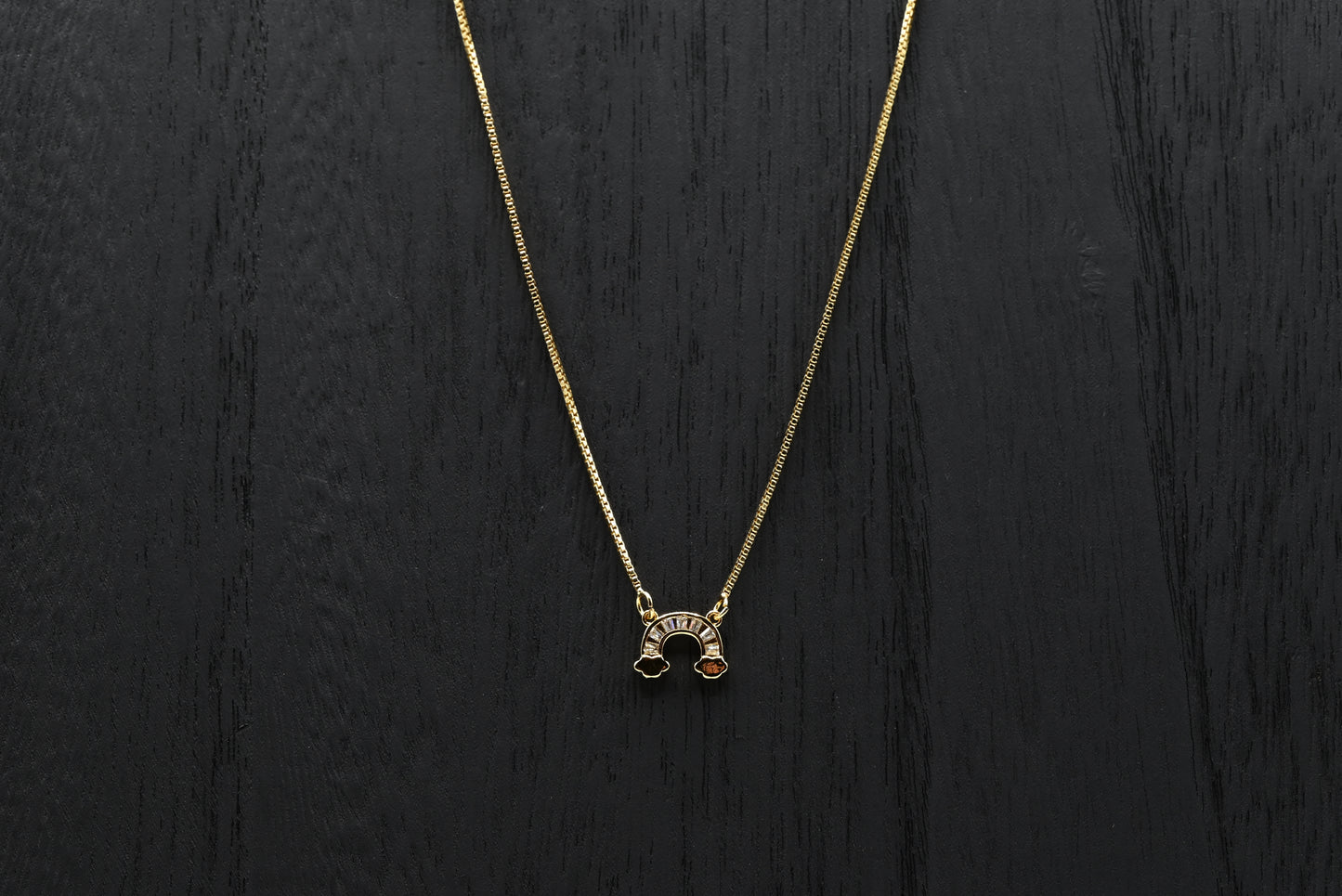 Rainbow Pendant Necklace