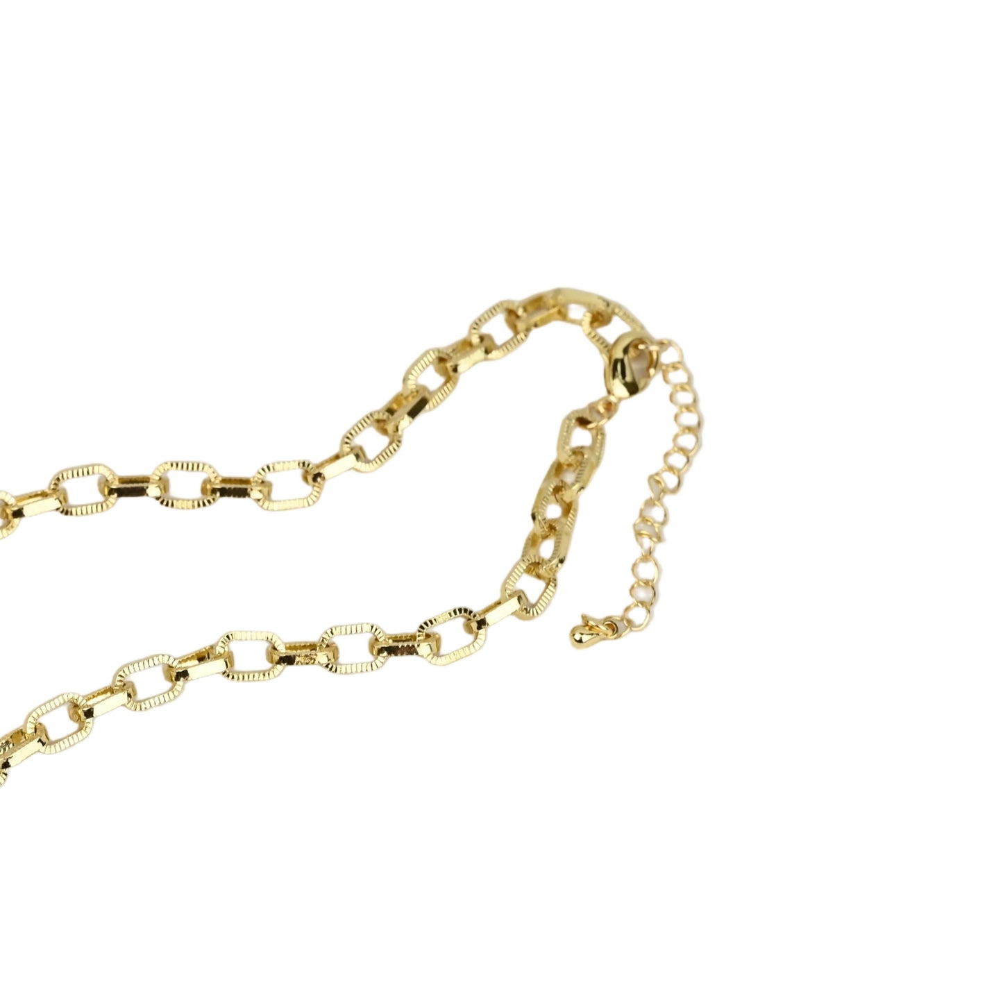 Oval Textured Chain 18K Gold-Filled