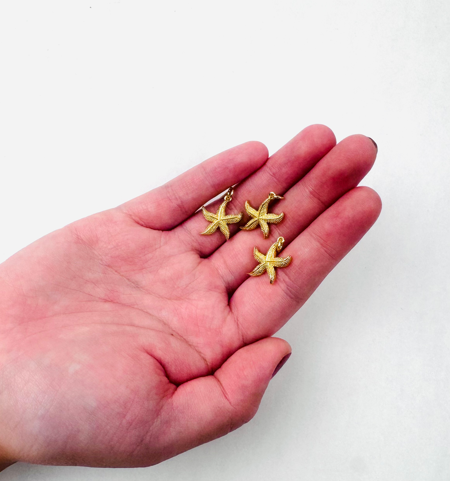 Starfish Plain Charm 18K Gold Filled / Silver
