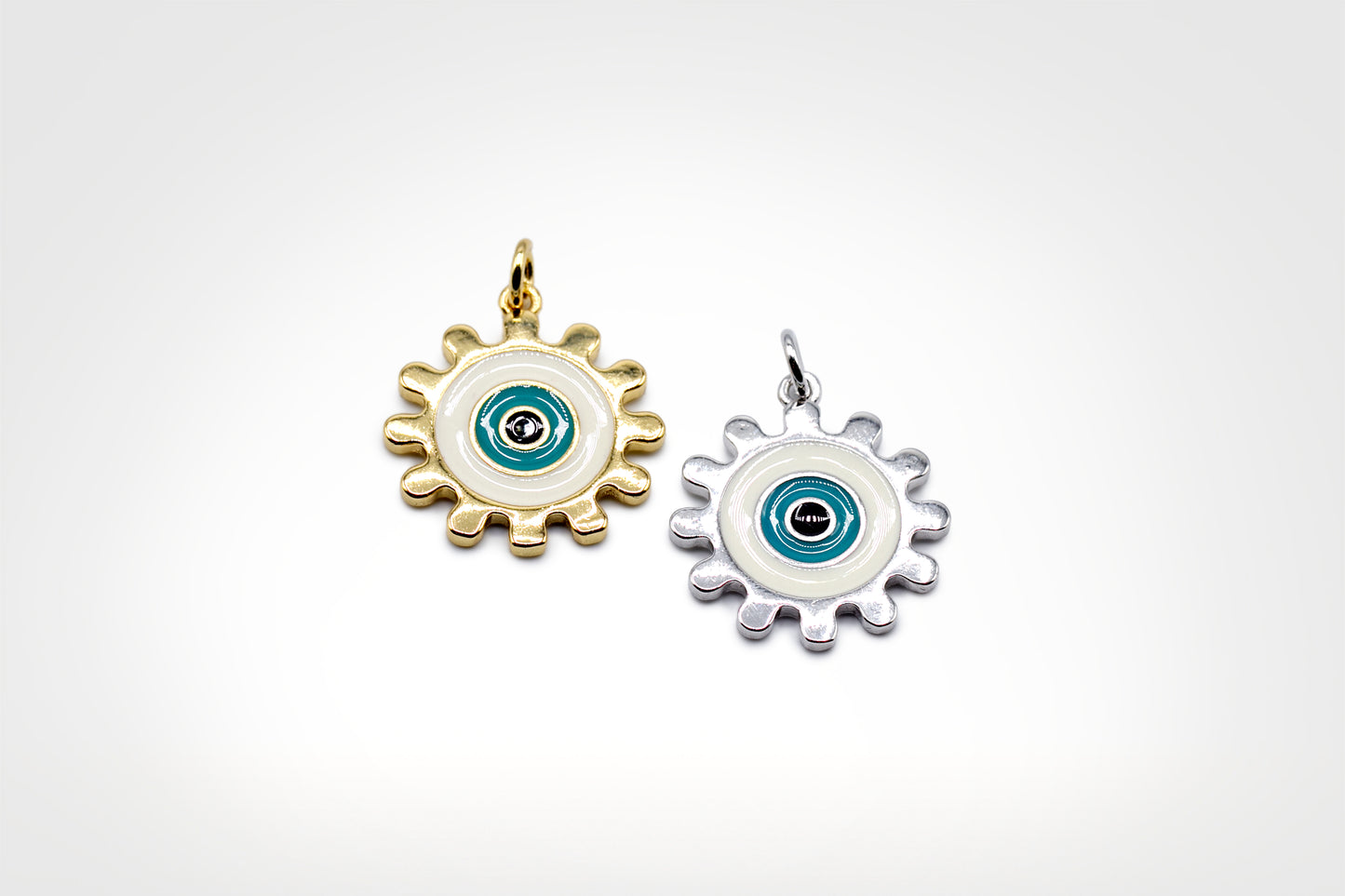 Evil Eye Swirl Charm