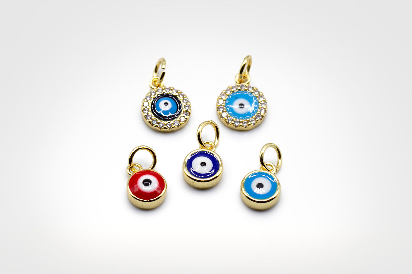 Round Small Evil Eye Cham