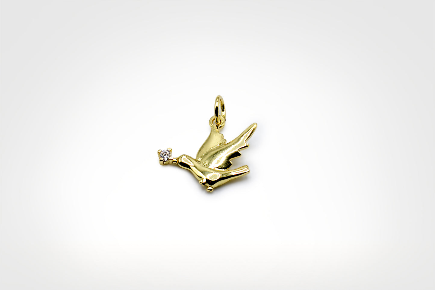 Dove Charm 18K Gold Filled