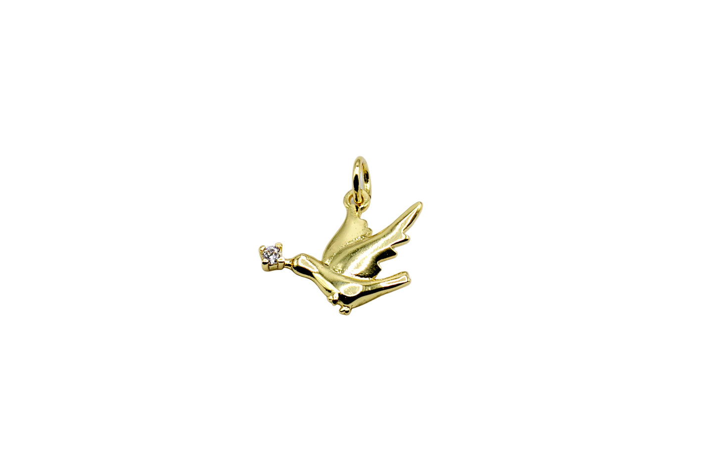 Dove Charm 18K Gold Filled
