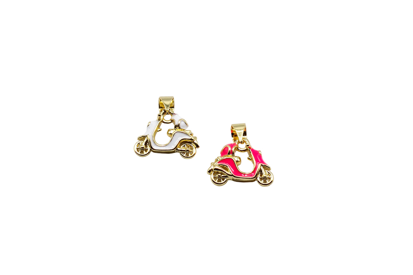Vespa Scooter Charm 18K Gold Filled