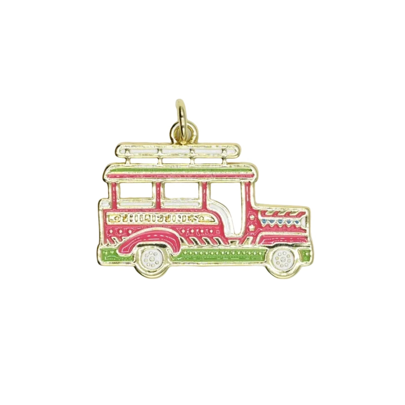 Jeepney Charm 18K Gold Filled