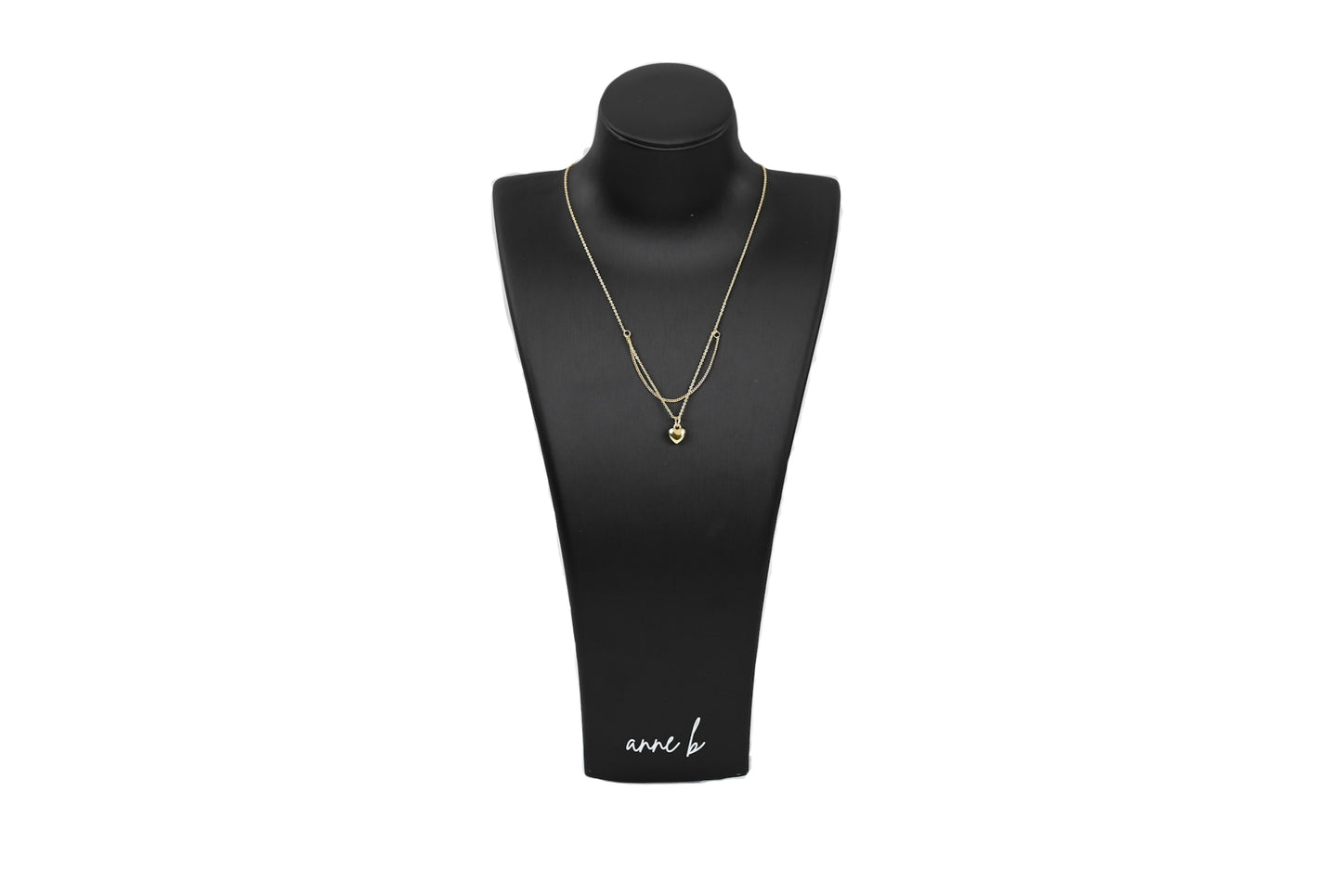 Layered Cable Chain with Open Connector Rings Necklace 18k Gold Filled / Silver
