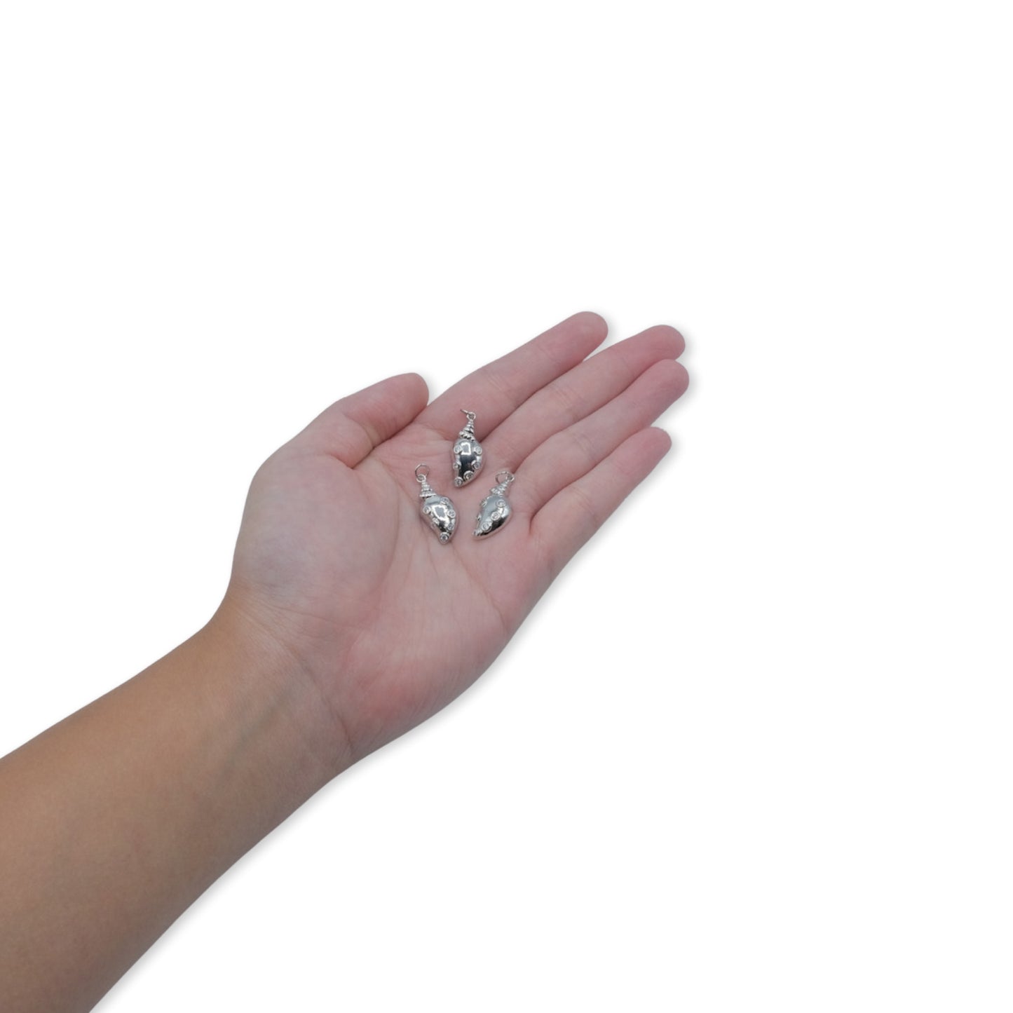 Sea Shell with Studs Charm 18K Gold Filled / Silver