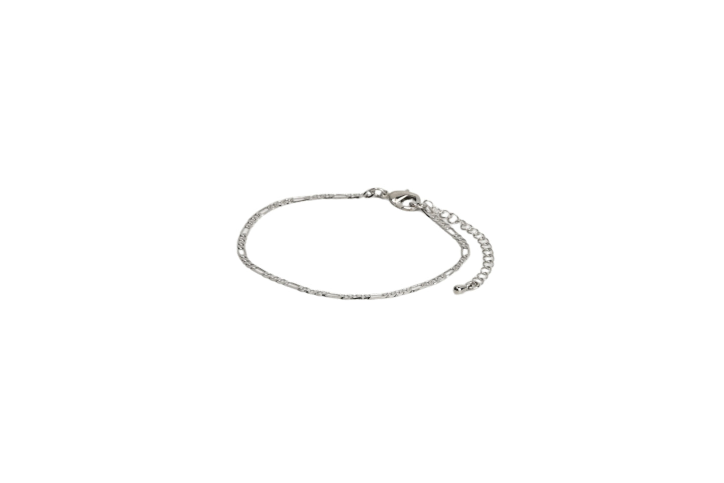 Small Figaro Link Bracelet 18K Gold Filled / Silver