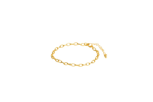 Classic Small Oval Paperclip Bracelet 18K Gold Filled 18K Gold Filled / Silver