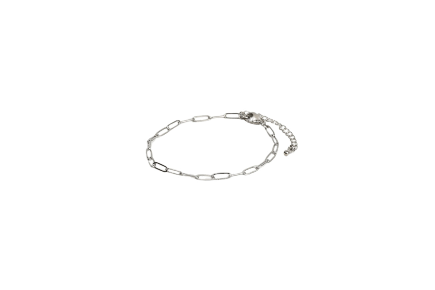 Small Paperclip Bracelet 18K Gold Filled / Silver