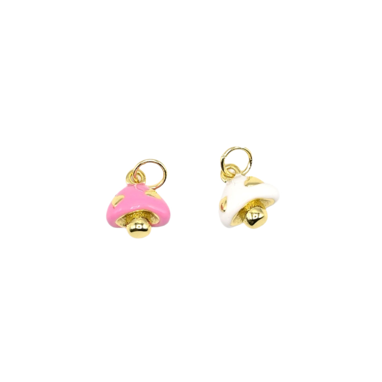 Mini Mushroom Charm 18K Gold Filled