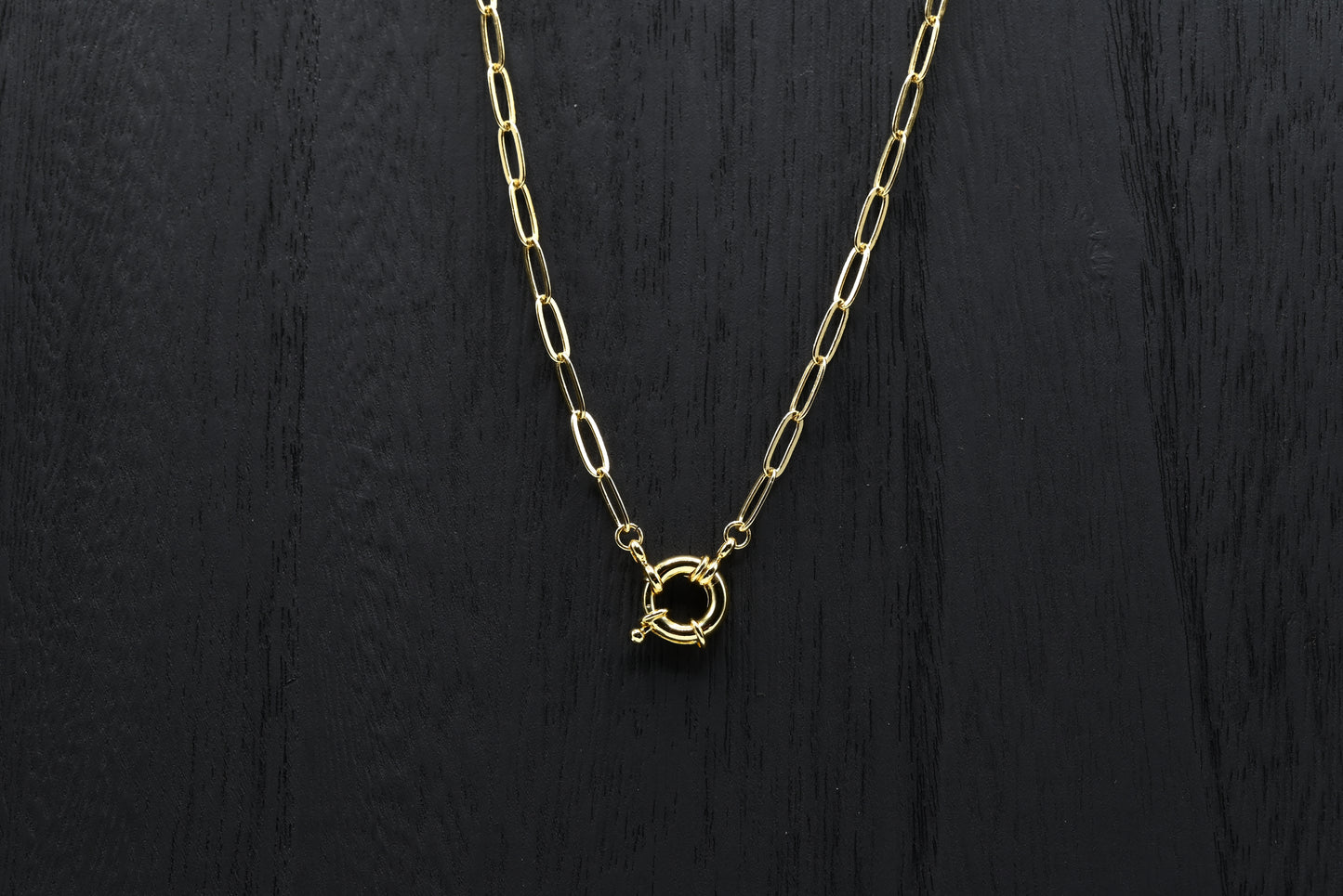 Sailor Charm 12mm Connector 18K Gold Filled