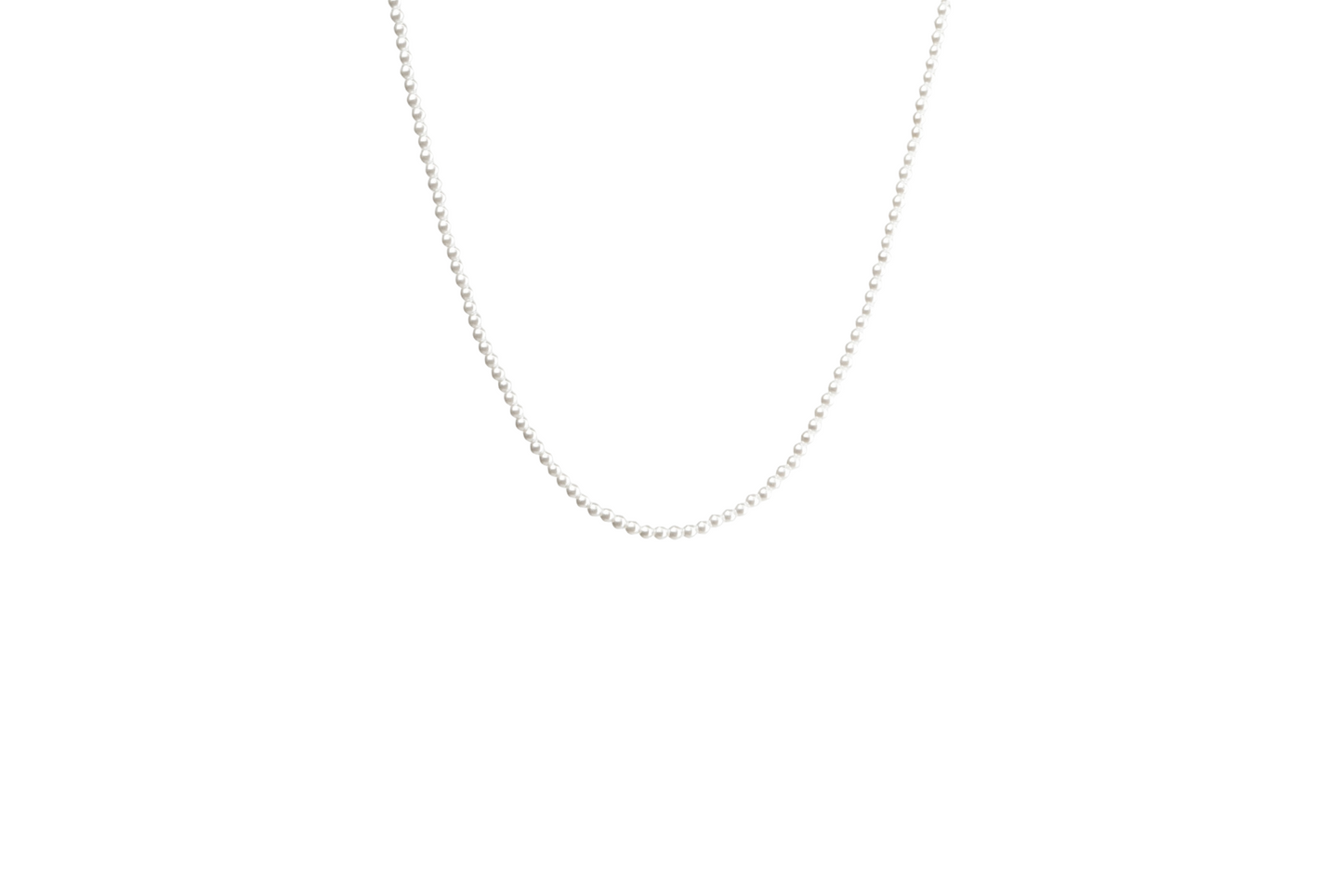 Classic Pearl 4mm Necklace 18K Gold Filled