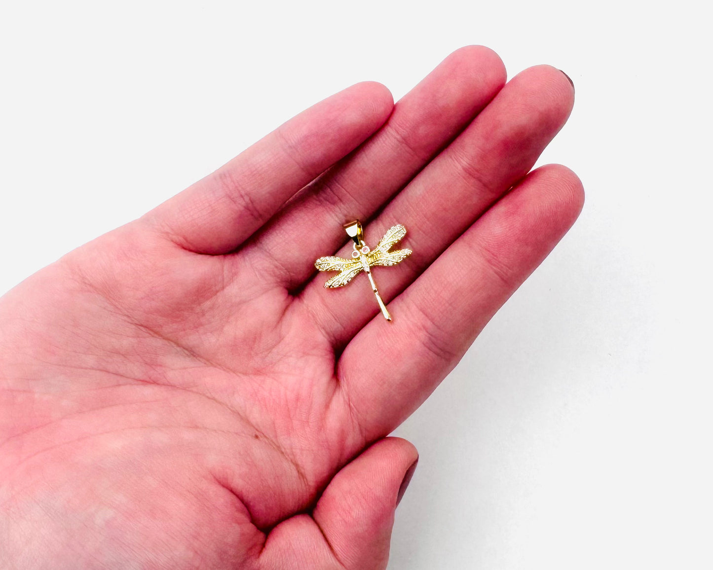 Large Dragonfly Charm
