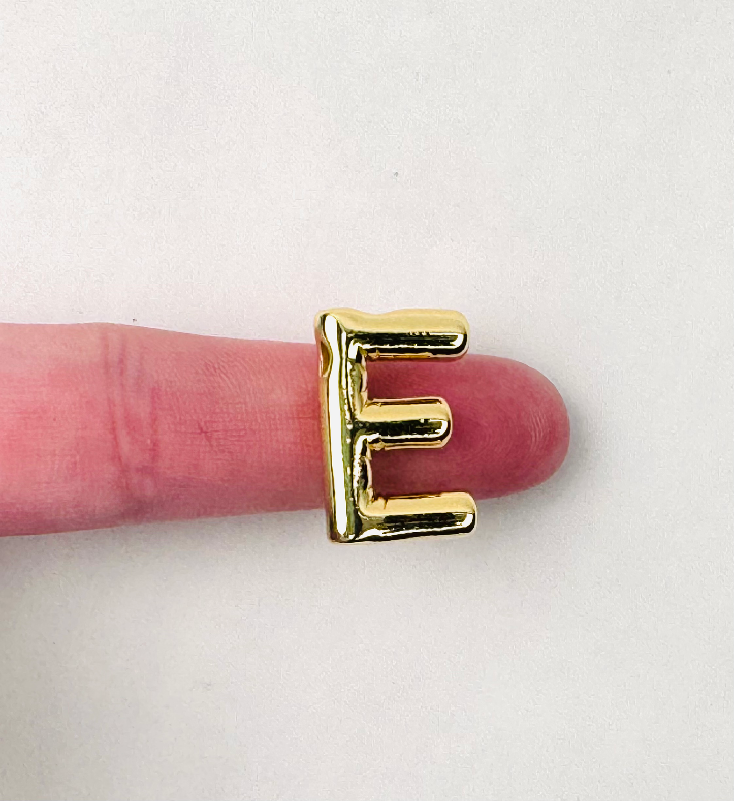 Large Bubble Letter Charm 18K Gold Filled