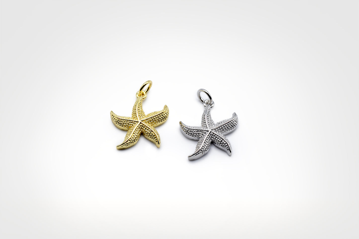 Starfish Plain Charm 18K Gold Filled / Silver