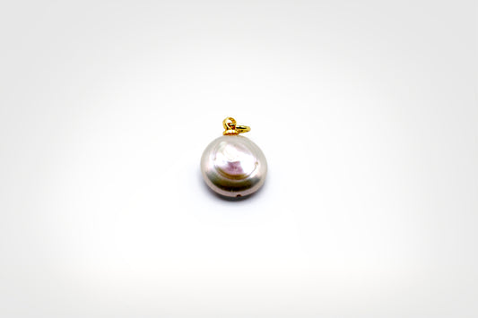 Baroque Pearl Charm 18K Gold Filled