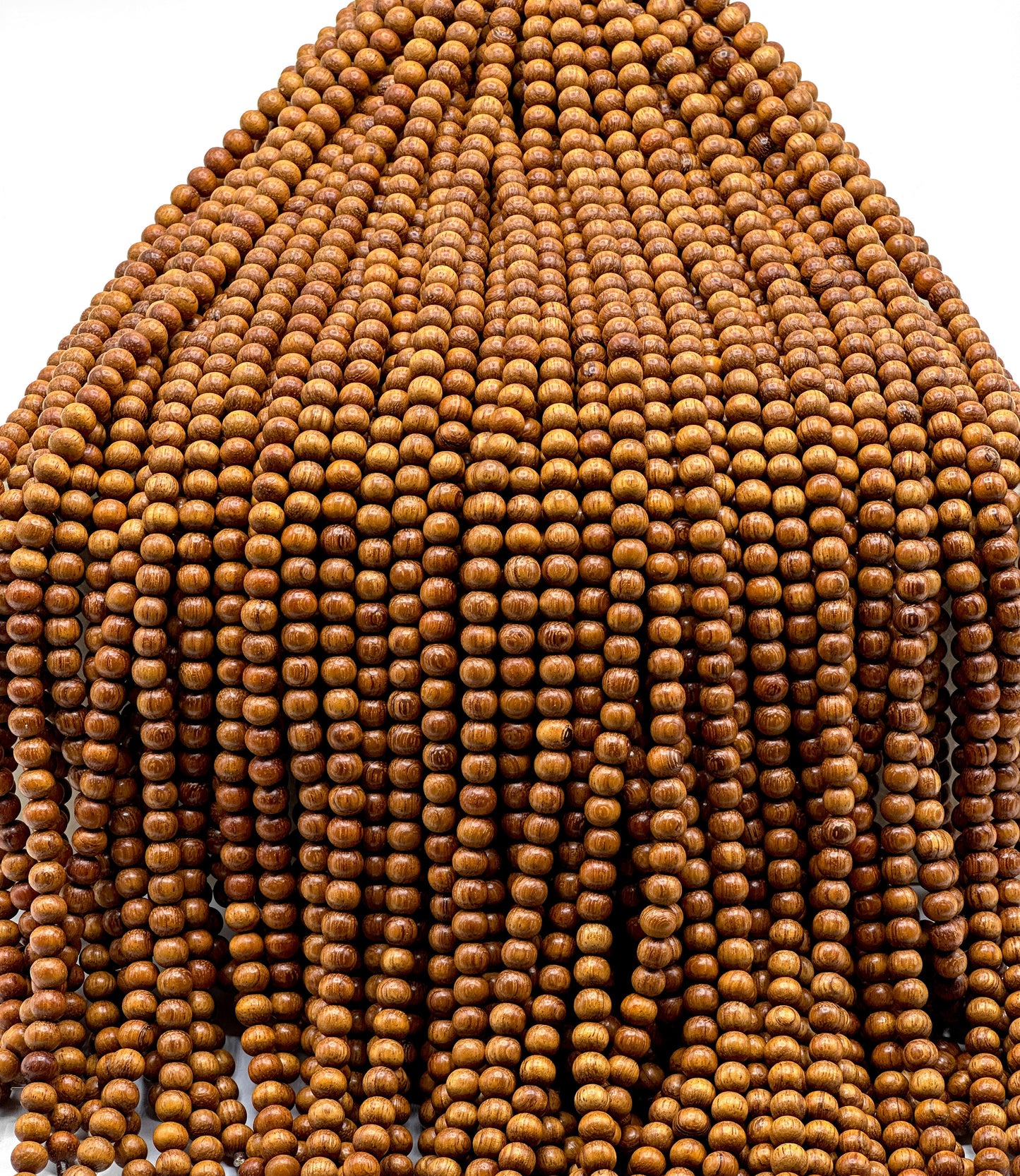 Bayong Wood Beads – Polished – 16″ Strand