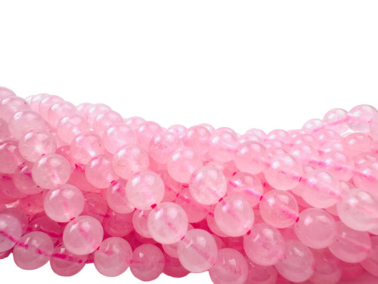 Rose Quartz Beads Triple A Genuine Natural Gemstone 5mm-6mm 8mm in 15" strand