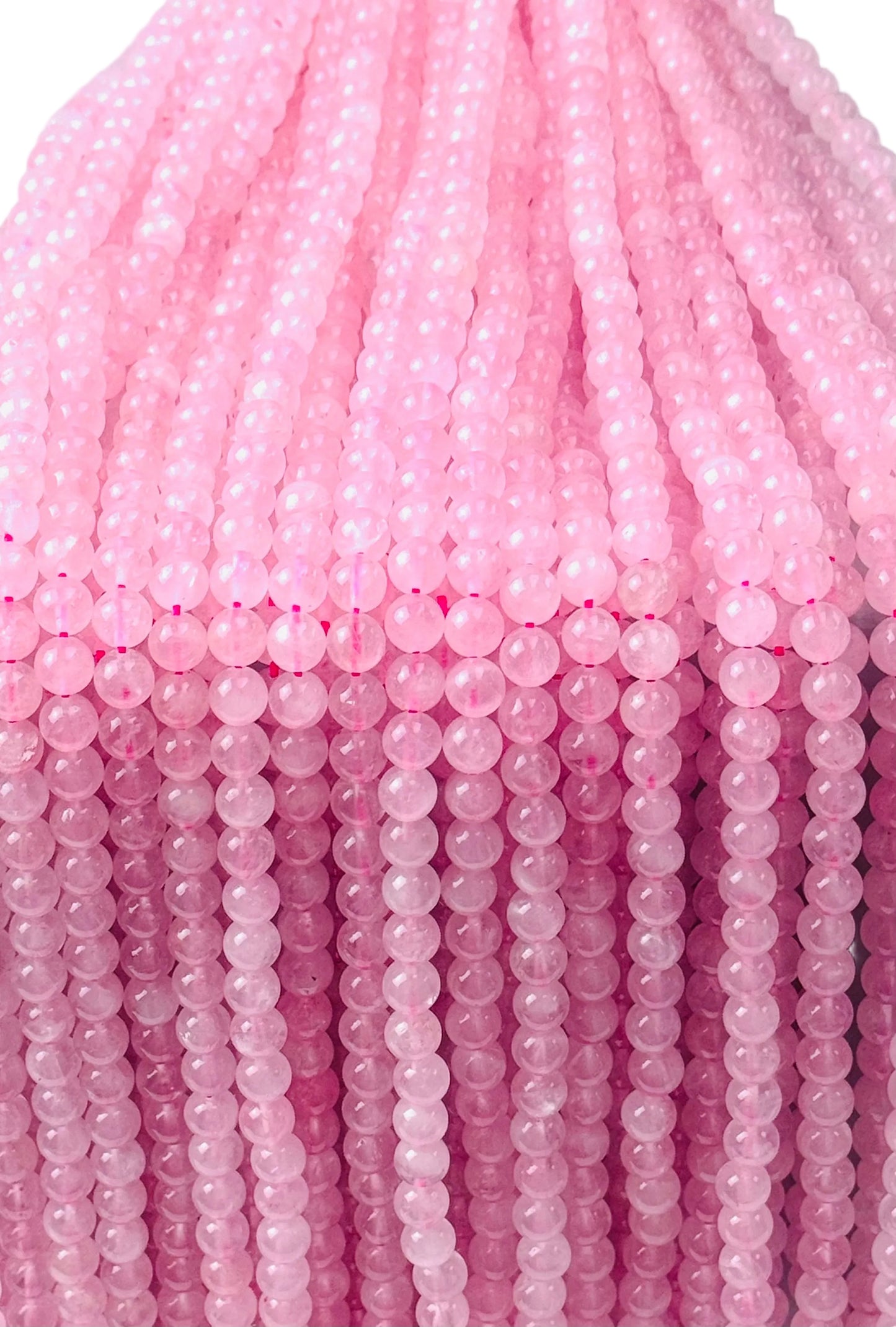 Rose Quartz Beads Triple A Genuine Natural Gemstone 5mm-6mm 8mm in 15" strand