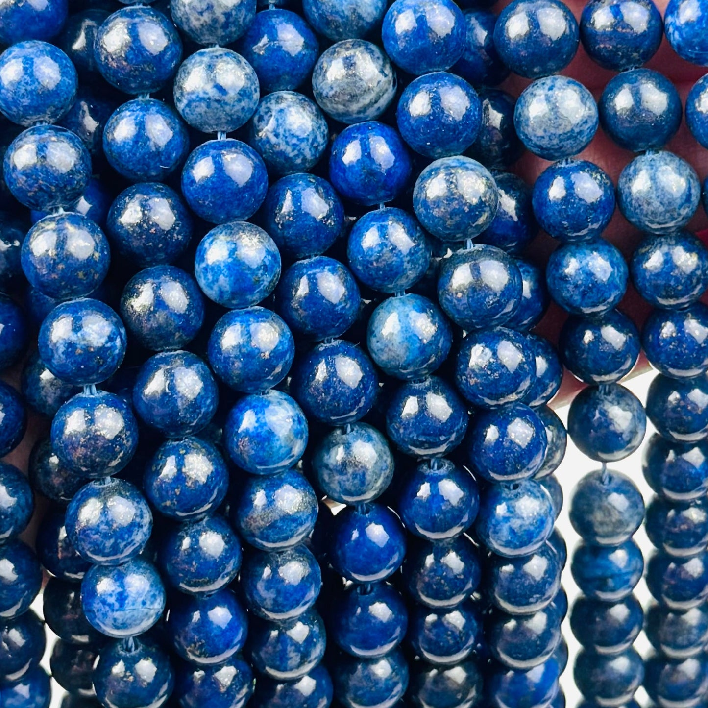 Lapis Lazuli  Beads Triple A Genuine Natural Gemstone 5mm-6mm 8mm in 15" strand
