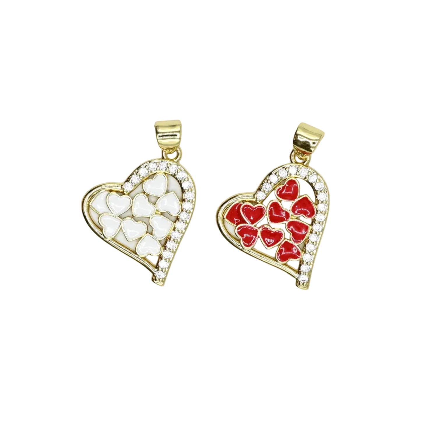 Heart of Hearts Charm 18K Gold Filled