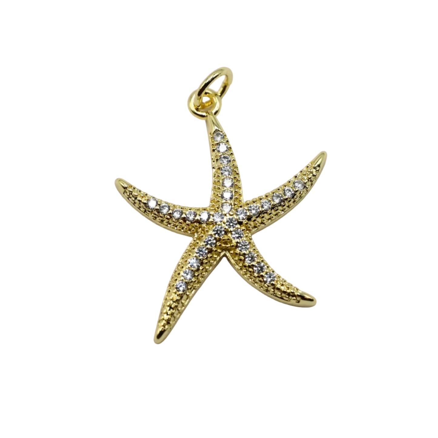 Large Starfish Charm Pendant 18K Gold Filled