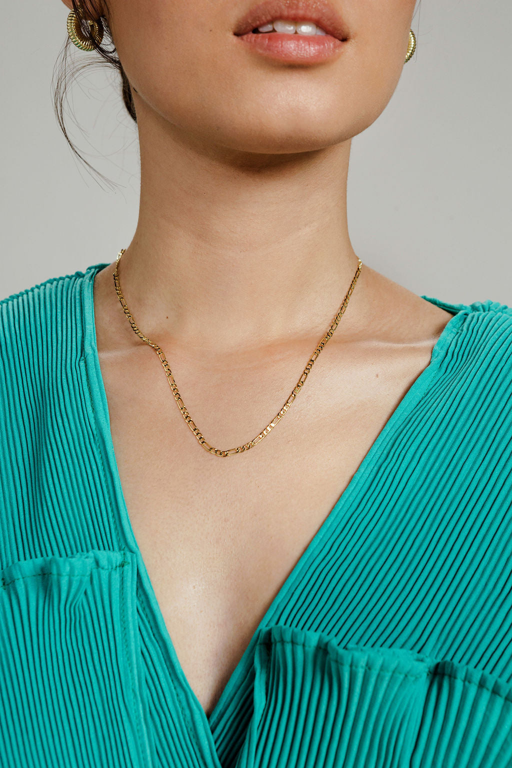 Small Figaro Chain 18K Gold-Filled | Silver