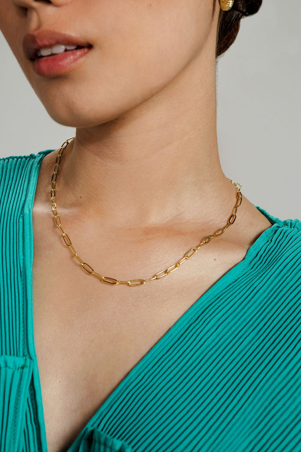 Large Paperclip Chain 8K Gold-Filled | Silver