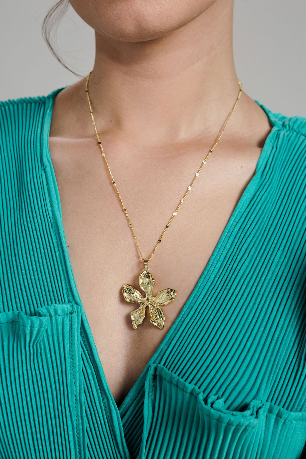 Sunburst Chain 18K Gold-Filled