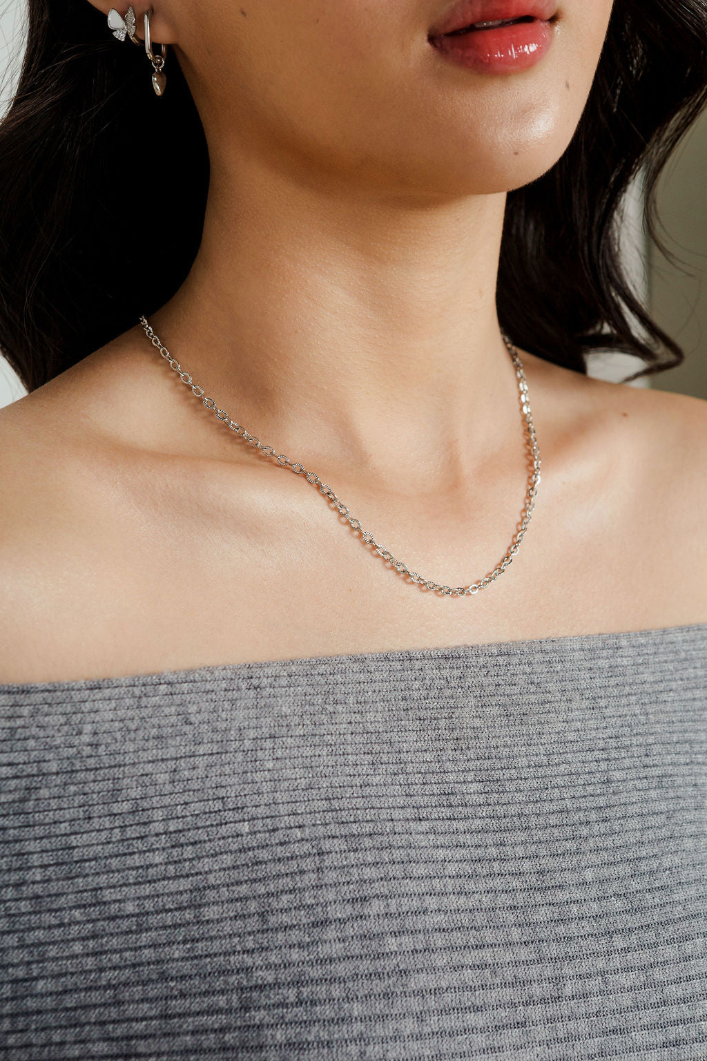 Small Oval Link Chain 18K Gold-Filled | Silver