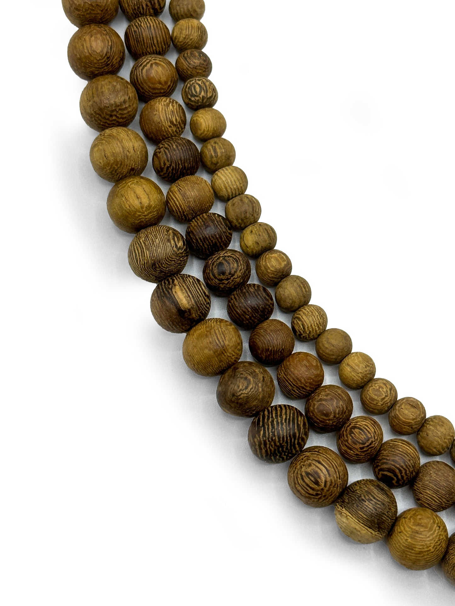 Unpolished - Robles Wood Beads  – 16″ Strand