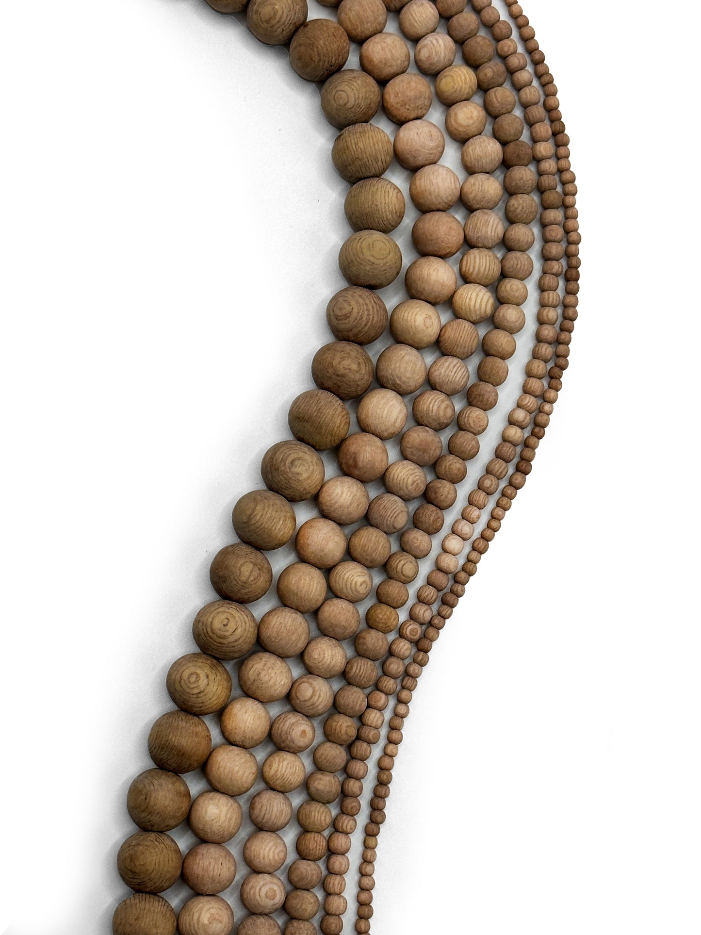 Unpolished - Rosewood Beads – 16″ Strand