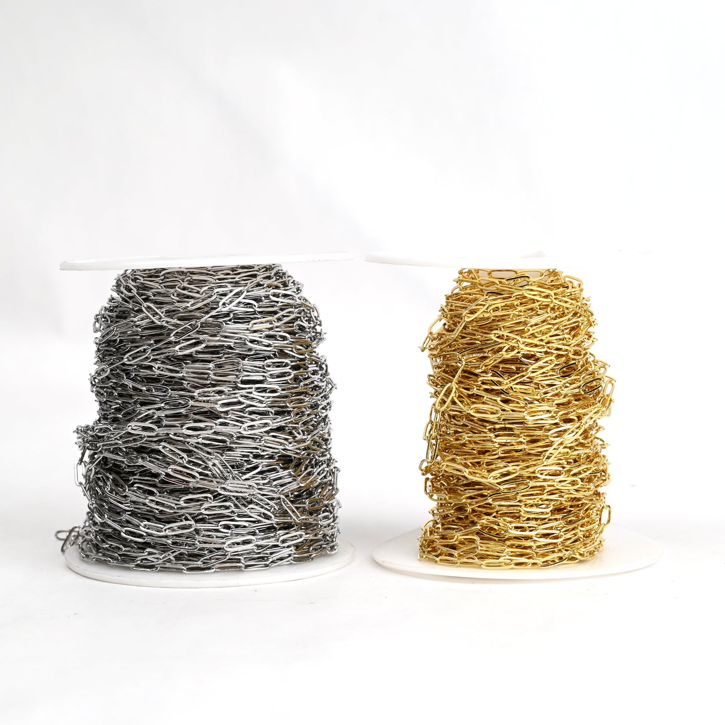 Small Paperclip Chain 18K Gold-Filled | Silver