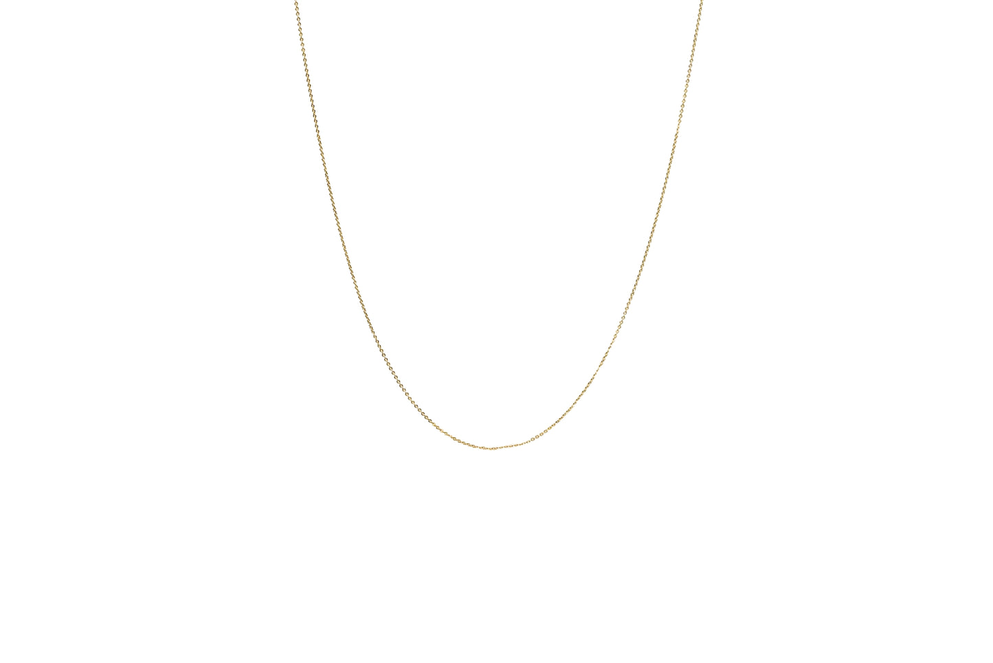 Classic Dainty / Box Chain Adjustable Necklace 18" 20" 18K Gold Filled / Silver