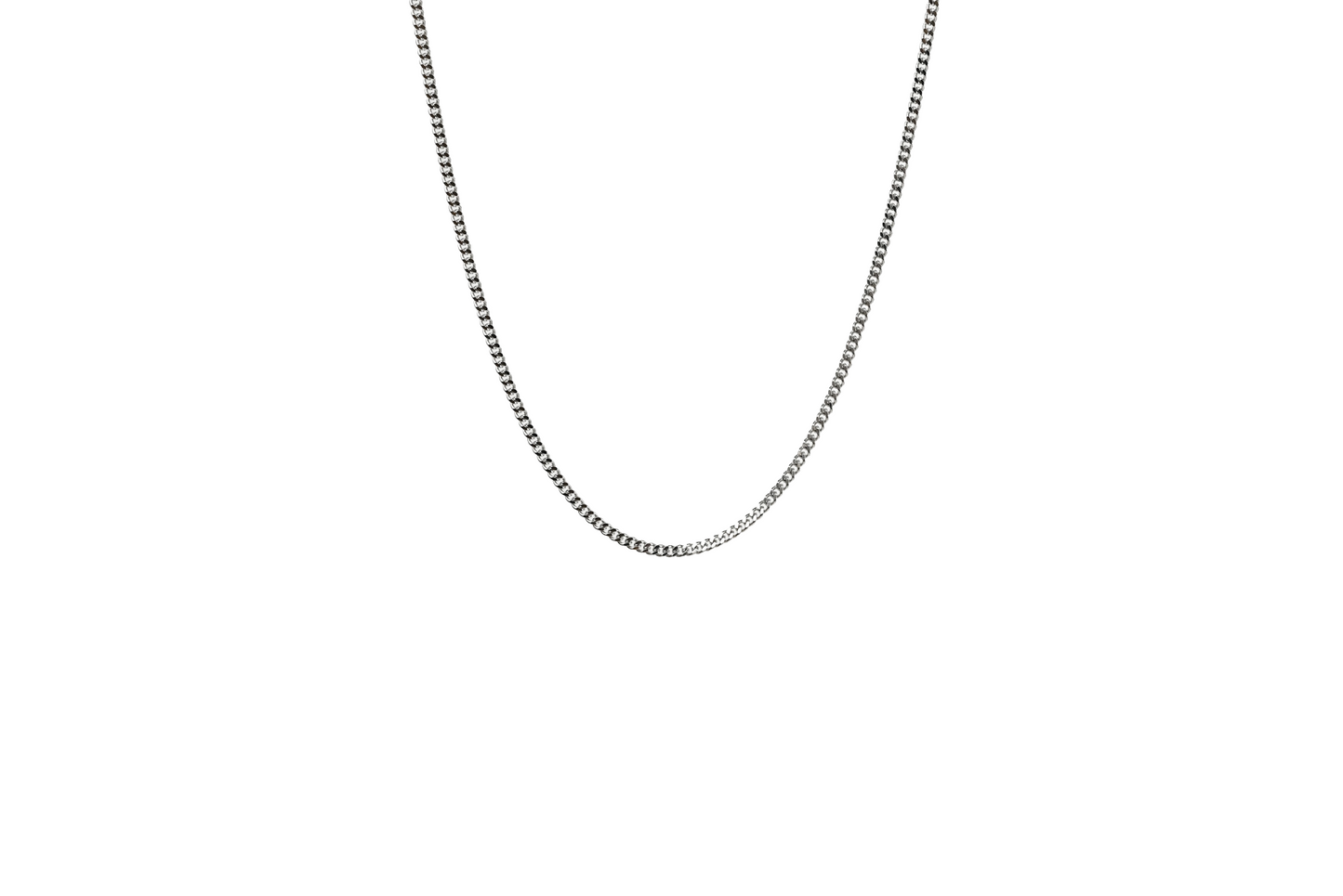 Classic Small Cuban Link Necklace 18K Gold Filled / Silver