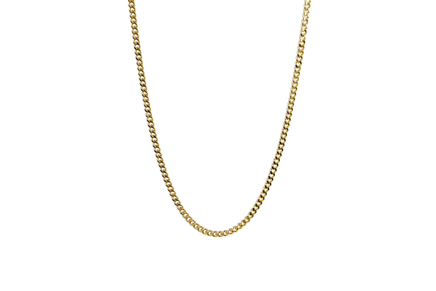 Classic Medium Cuban Link Necklace 18K Gold Filled / Silver