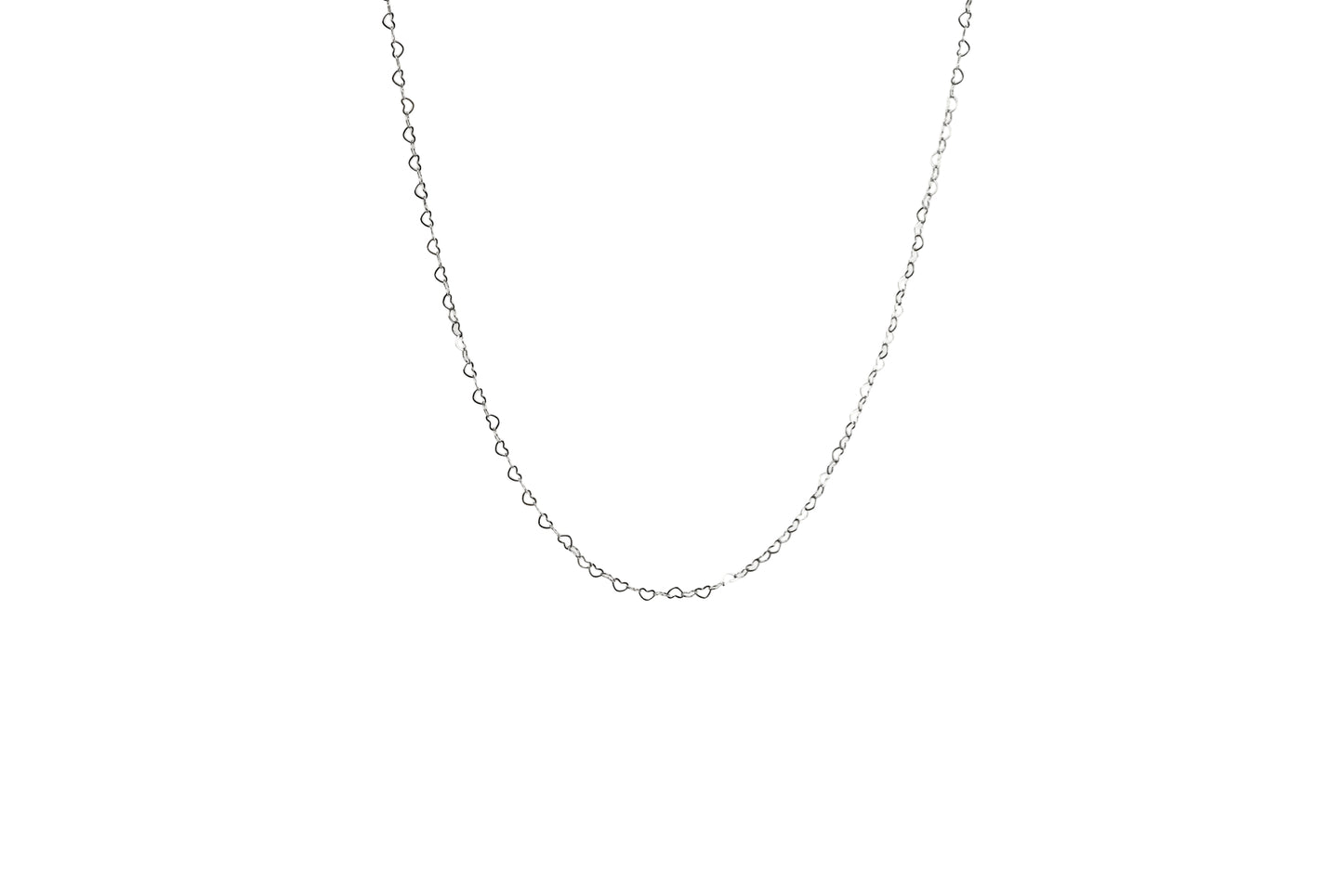 Heart Necklace Chain 18K Gold Filled / Silver