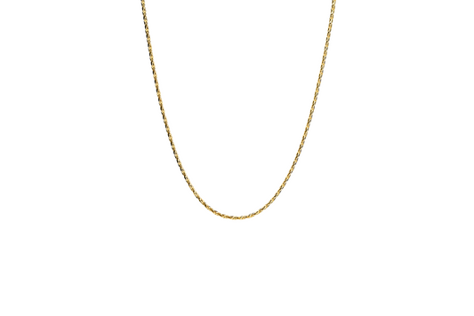 Rope Chain Necklace 18K Gold Filled