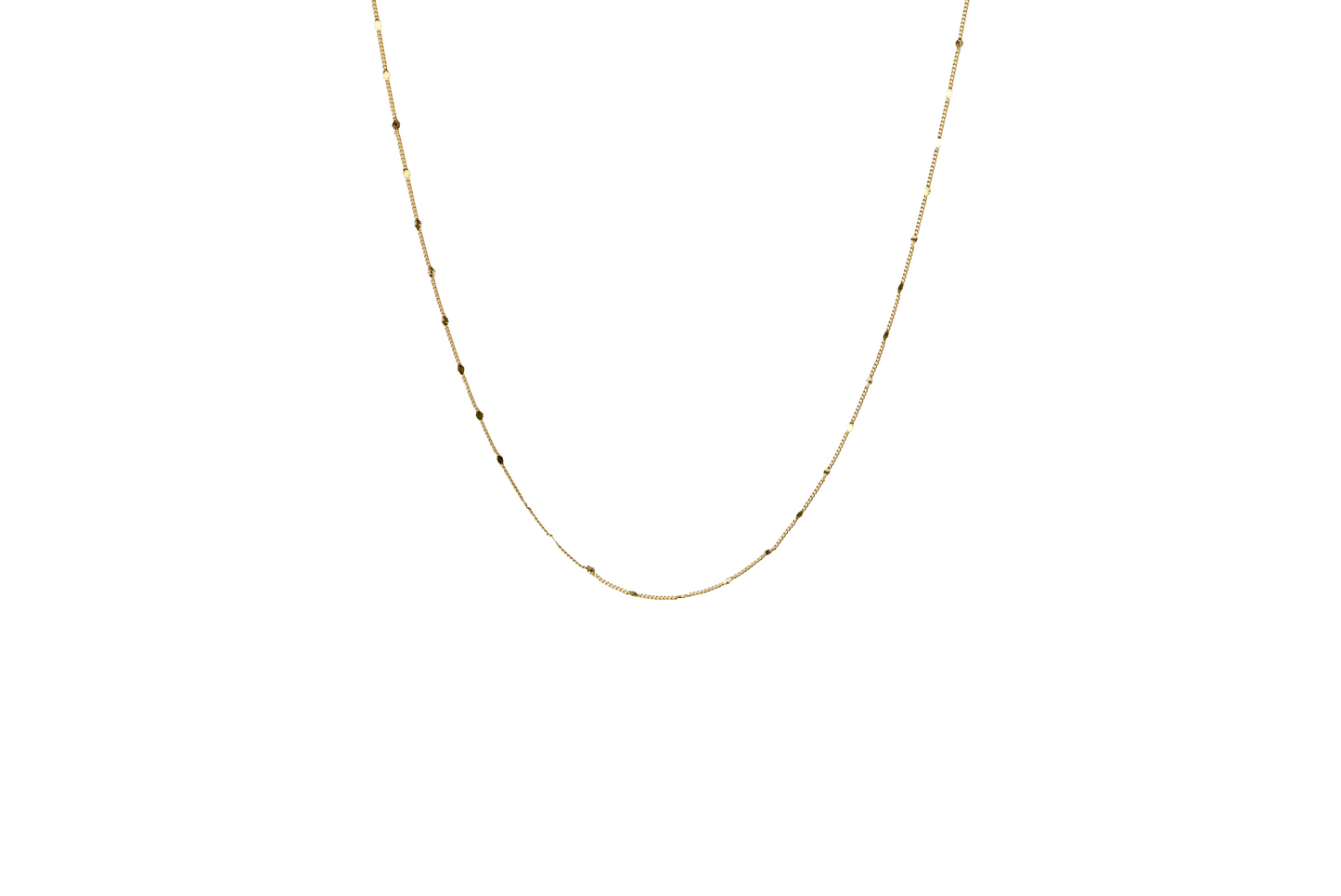 Sunburst Necklace Chain 18K Gold Filled / Silver